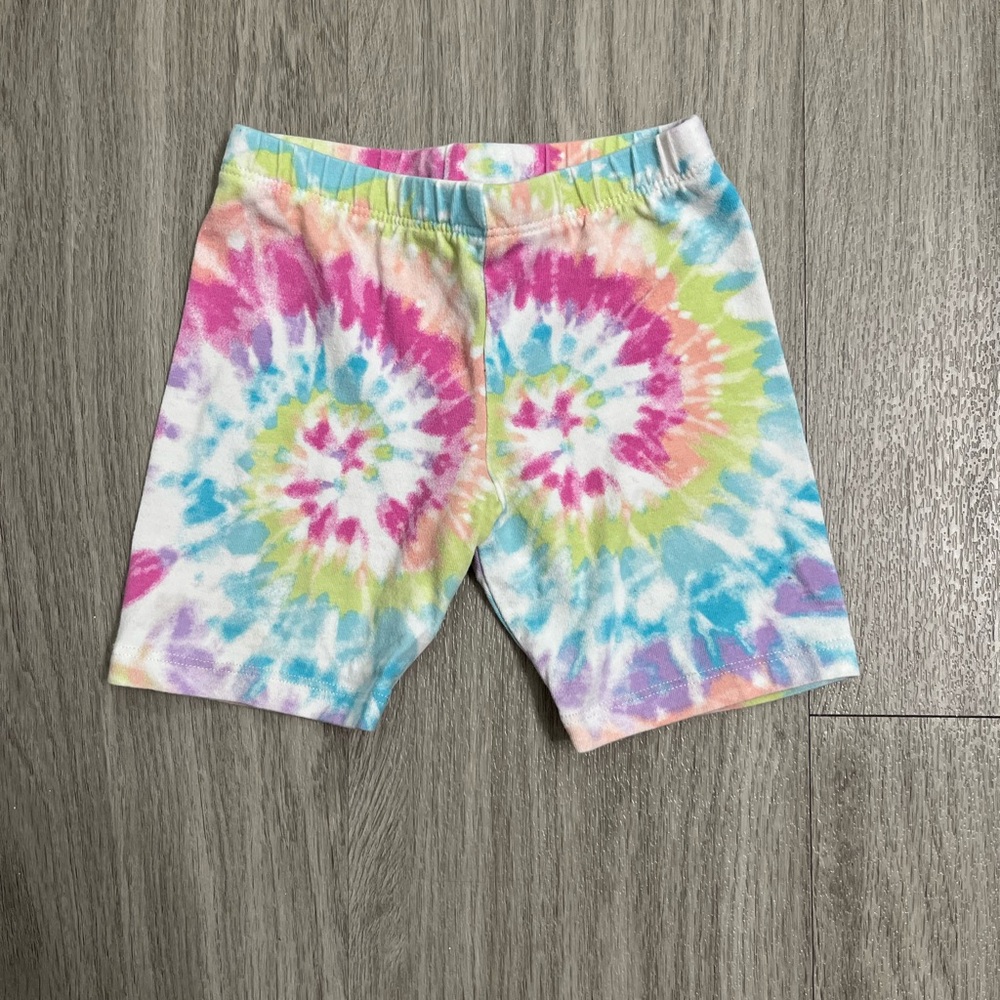 The Children's Place Pink and Blue Tie-Dye Shorts